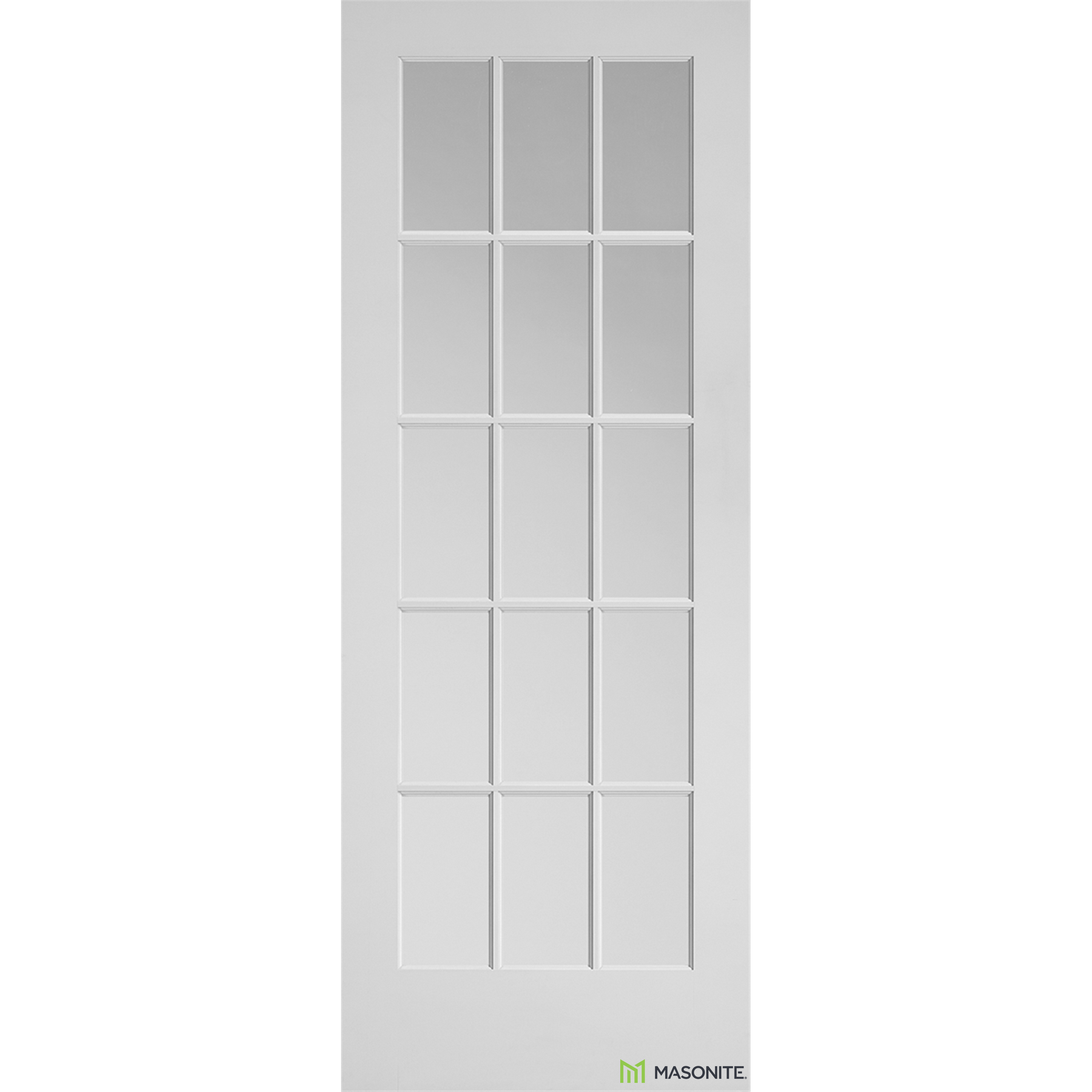 15 Lite Clear Glass Door