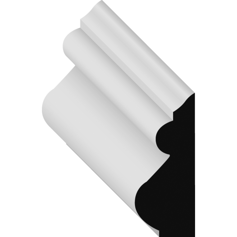 5 8 X 1 9 16 X 16 Primed Fingerjoint Pine Base Cap 1462356