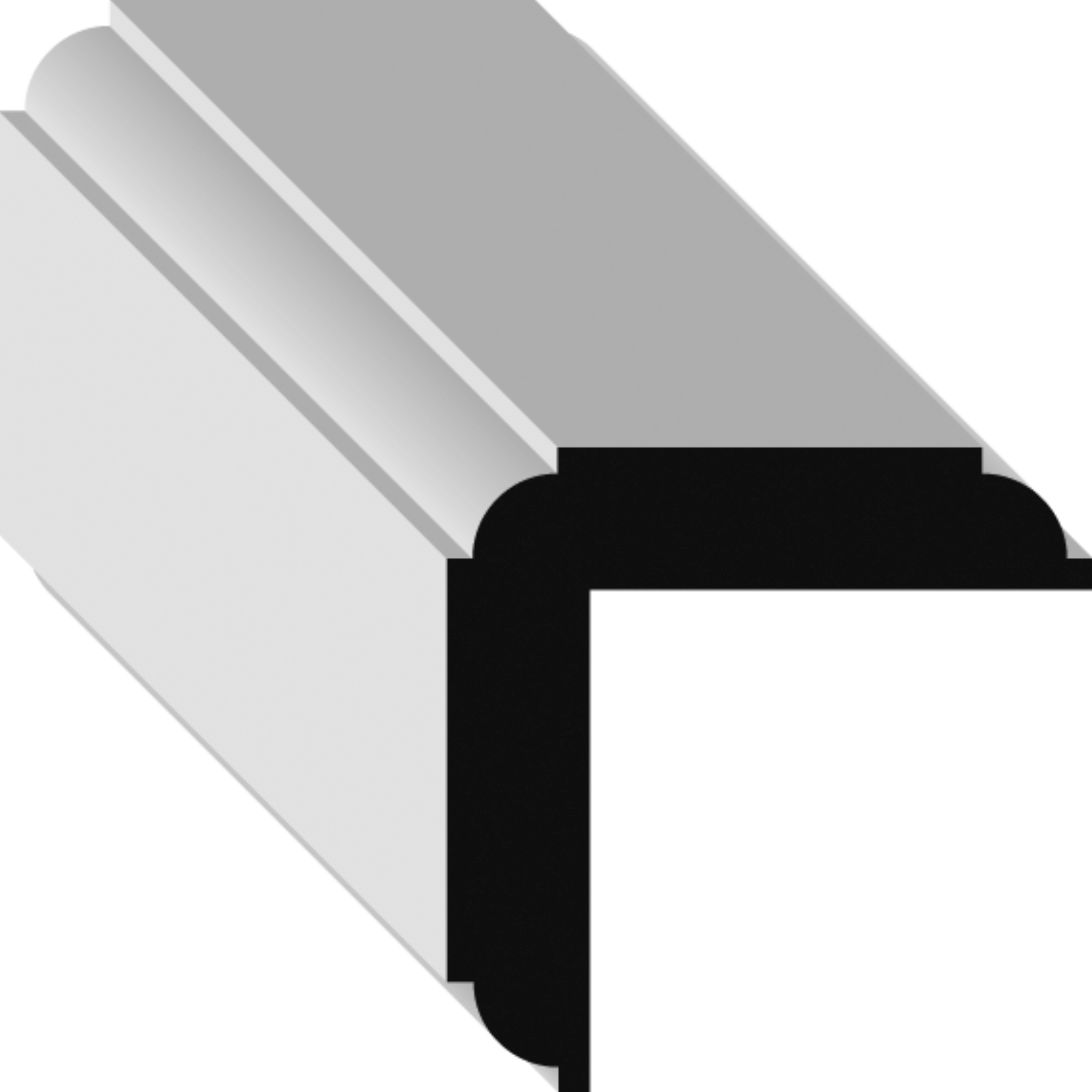 1-1/8" x 1-1/8" Natural Knotty Pine Cornerguard - 1328658