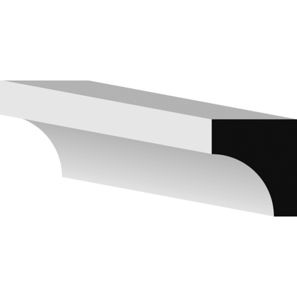 3/4" x 7/8" x 16' Primed Fingerjoint Pine Cove 1462430