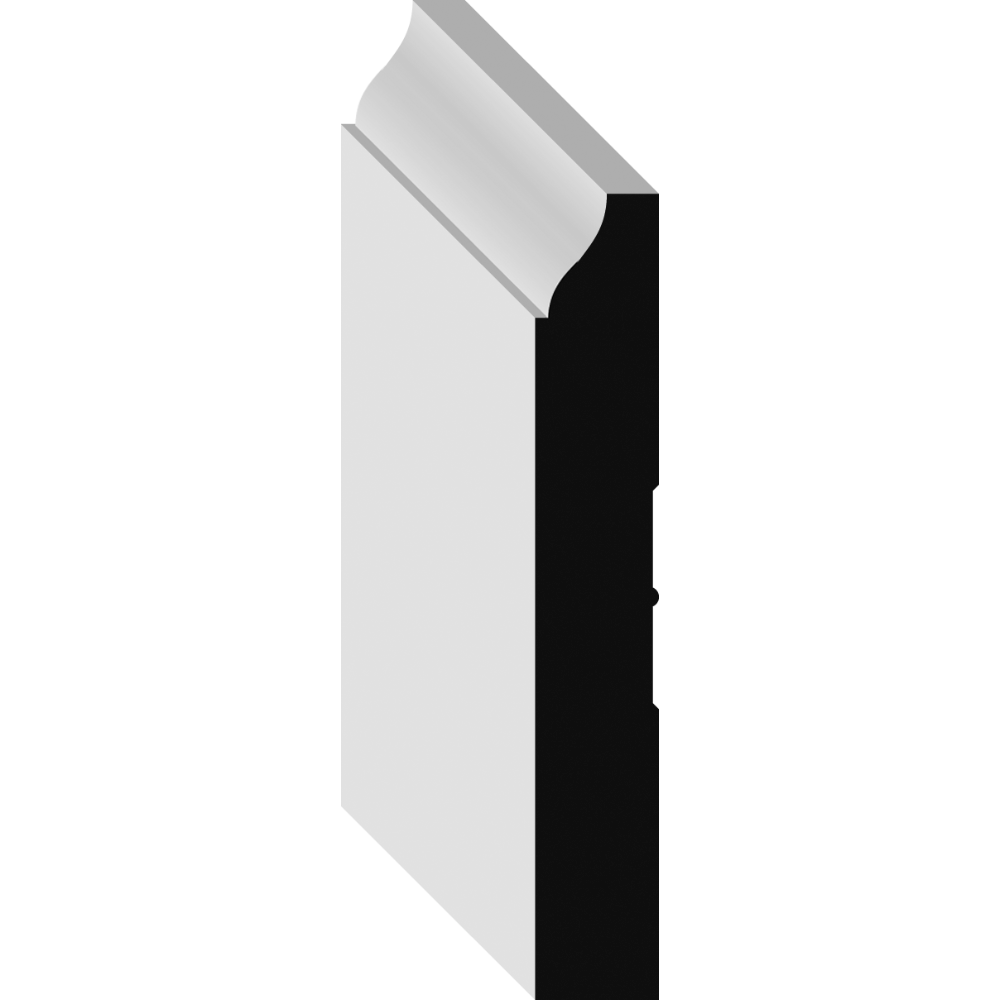 1/2" x 31/4" x 12' Flex Trim Baseboard 1598949