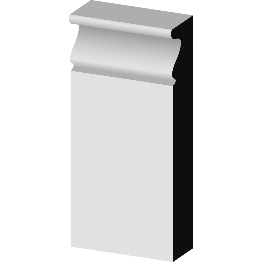 7 8 X 3 1 2 X 8 3 4 Primed MDF Plinth Block 1509409